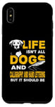 iPhone XS Max Funny Life Isn't All Dogs And Calligraphy And Hand Lettering Case