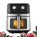 1700W 6.5L Air Fryer Power Oven Oil Free Frying Chips Knob Kitchen Cooker Gift