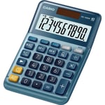 Casio MS-100EM Calculatrice de bureau bleu Ecran: 10 solaire (L x l) 101 mm x