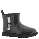 UGG Classic Clear Mini II Botte Tendance, Noir, 27.5 EU