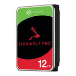 12TB Seagate IronWolf Pro ST12000NT001 NAS Hard Drive, 3.5" HDD, SATA III 6Gb/s,