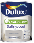 Dulux Wood & Metal Interior Satinwood Non-Drip Paint 750ml - Perfectly Taupe