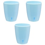 Lot de 3 pots pour orchidées avec réserve d'eau - Orchidea bleu 2 litres