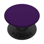 PopSockets Couleur du motif solide Violet AFB2029 PopSockets PopGrip - Support et Grip pour Smartphone/Tablette avec un Top Interchangeable