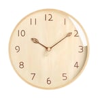 WQF Horloge de décoration Murale pour la Maison, Horloge Murale, Horloge silencieuse de Salon, Horloge Murale en Bois créative, Horloge de pointeur de Feuille -