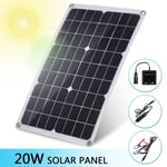 Marine Boat RV Solar Panel Kit Cells Solar Battery Charger Power Bank Battery