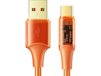 Mcdodo Usb Cable Mcdodo Ca-3150 Usb-C Cable, 6A, 1.8M (Orange)