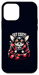 iPhone 12 mini Get Cozy Chihuahua Hot Cocoa Chocolate Coffee Cold Weather Case