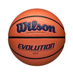 Wilson Evolution Ballon de Basket d'intérieur Bleu Marine Taille 15,2 à 72,4 cm