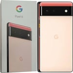 New Google Pixel 6 Dual Sim 128GB + 8GB Kinda Coral Factory Unlocked 5G SIMFree