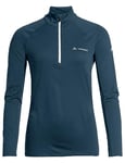 VAUDE Larice Light Shirt II Pull pour Femme, Femme, Pull-Over, 41613, Dark Sea, 44