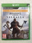 ASSASSIN S CREED VALHALLA - GOLD EDITION XBOX ONE EURO NEW (GAME IN ENGLISH/FR/D