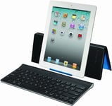 Logitech Wireless Bluetooth QWERTY iPad/Android Tablet Keyboard With Case/Stand