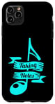 Coque pour iPhone 11 Pro Max Prendre des notes musicales amusantes jeu de mots pour musicien musique drôle