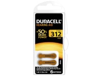 Duracell Easytab 312 - Batteri 6 X Pr41 - Zink-Luft