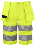 SHORTS VARSEL Projob 6535 (Färg: Orange/Svart, Storlek: C50/150) klass 2/3