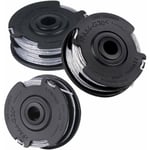 Lot De 3 Bobines Pour Débroussailleuse Bosch Art 24 27 30 30-36 Li 18 m 1,65 Mm