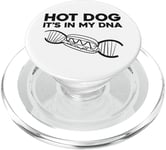 Hot Dog Adult Hot Dog It's In My Dna PopSockets PopGrip for MagSafe