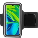 Armband Case, OPPO Reno/OPPO RX17 Pro Neo/OPPO Reno Z/OPPO A5 2020/ OPPO A9 2020/ OPPO A72 A53 A15 A91 A52 Armband Case for Sports, Running, Jogging, Walking, Sweat-Free With Key Slots (BLACK)
