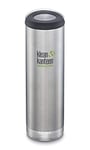 Klean Kanteen TKWide VI Gourde unisexe pour adulte en acier inoxydable brossé 592 ml