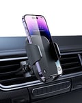 YOSH 2024 Car Phone Holder Air Vent, Phone Holder for Cars with Memory Function & Double-Lock Clips, Upgraded Materials Car Phone Mount 360° Adjustable Car Mount Cradle for iPhone Samsung Huawei etc