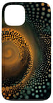 iPhone 13 Enchanting Spiral Dot Art Designs Case