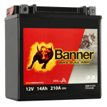 MC Batteri Banner Bike Bull YTX16-BS 51422 AGM