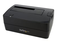 Startech.Com Superspeed Usb 3.0 To Sata Hard Drive Docking Station For 2.5/3.5 Hdd - Hdd Docking Station - Sata Dock - Hdd-Dokkestasjon - Brønner: 1 - 2.5", 3.5" - Sata 3Gb/S - Usb 3.0 - Svart - For P/N: Pexusb3s24, Pexusb3s44v, Sva12m2neua, Sva12m5