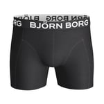 Björn Borg Solid Cotton Stretch Shorts Black, XL