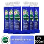 Radox Mineral Therapy Bath Soak Sleep Aromatherapy Dream Scentz 500ml, 6 Pack