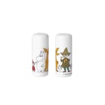 Salt & Peppar Mumin vänner 2-pack Vit