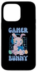 Coque pour iPhone 14 Pro Max Lapin de jeu de Pâques - Design de jeu de Pâques pour garçons et filles