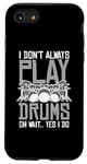 Coque pour iPhone SE (2020) / 7 / 8 Drums Instrument Funny Playing Musical Leçon