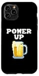 Coque pour iPhone 11 Pro Mug à bière pixelisé Power Up