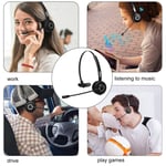 Call Center Headset Noise Cancelling Comfortable Adjustable BT Headset With Mic