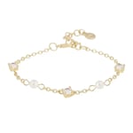 SNÖ of Sweden Armband Lucy Small Pearl - Guld 1345-3500-362-ONE