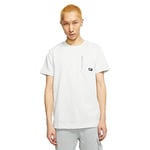 Nike NSW ME Top SS LTWT Mix T-Shirt Homme, Photon Dust, FR : S (Taille Fabricant : S)