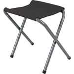 Tabouret de camping - Pliable - noir - 33 x 27 x 35 cm