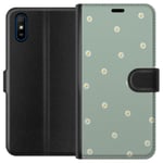 Plånboksfodral till Xiaomi Redmi 9A med Prästkragar motiv