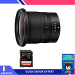 Nikon Z 14-30mm f/4 S + 1 SanDisk 64GB UHS-II 300 MB/s + Ebook 'Devenez Un Super Photographe' - Objectif Nikon Z pour Nikon Hybride