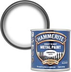 Hammerite Direct to Rust Metal Paint - Smooth White Finish 250ML