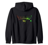 VU Meter dB DJ Zip Hoodie