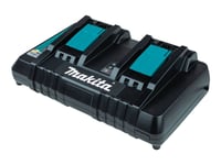 Makita Dc18rd - Batterilader - 2 X Batterier Lader - For Makita Dcs553, Dga514, Dga901, Dhp453, Dhp482, Dhs630, Dlw140, Dlx3179, Dml815  Lxt Dbn500