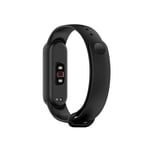 Glossy Xiaomi Mi Band 5 & 6 silikonerem - Sort