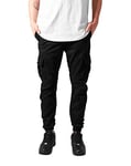 Urban Classics Cargo Jogging Pants Pantalon, Noir, XXXXL Homme