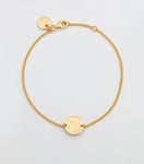 Syster P Minimalistica Hammered Armband Guld