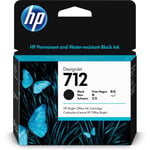 HP Ink Cartridge for DesignJet T210 T230 T250 T630 712 80-ml Black