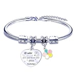 FGHJK Cadeau Noel Fille Cadeau Fille Cadeau D'anniversaire Garçon Fille Enfant Je T'aime Ma Fille Cadeau Fille à Ma Fille Bracelet Femme Idee Cadeau Ado Fille Pendentif Bracelets (Fille-4)