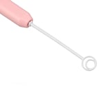 Egg Whisk Portable Cordless Hand Push Mixer Stirrer Mini Pink