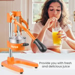 Manual Fruit Hand Press Citrus Juice Squeezer Orange Lemon Pomegranate Juicer